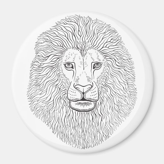 Lionkoppen Magneet (Voorkant)