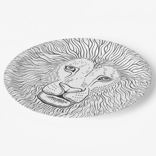 Lionkoppen Papieren Bordje (Gekanteld)