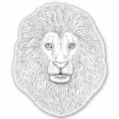 Lionkoppen Sticker (Voorkant)