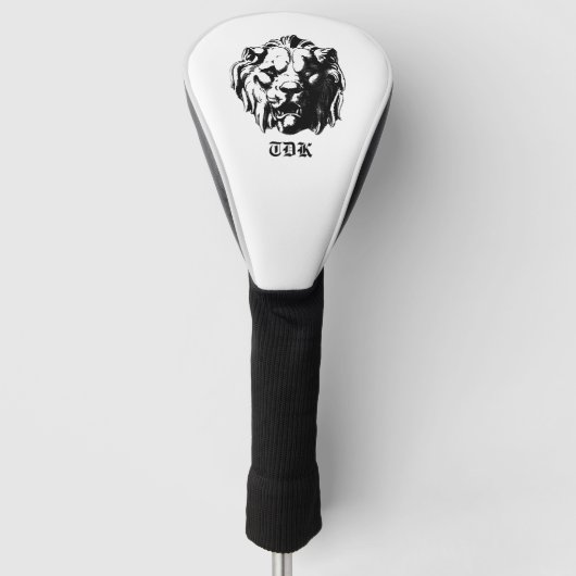  lionmonogram golfheadcover (Voorkant)