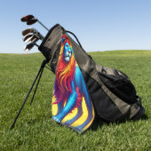 Lionontwerp Golfhanddoek (Groen)