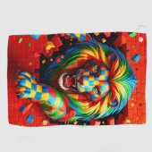 Lionontwerp Golfhanddoek (Horizontaal)