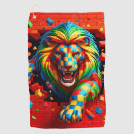 Lionontwerp Golfhanddoek