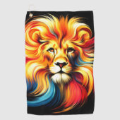 Lionontwerp Golfhanddoek (Voorkant)