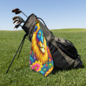 Lionontwerp Golfhanddoek (Groen)