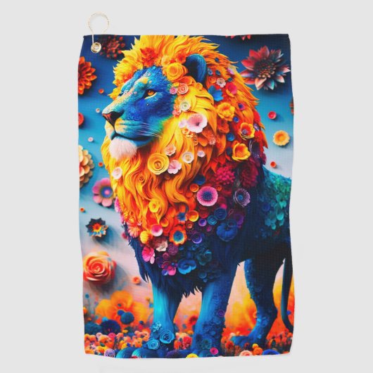 Lionontwerp Golfhanddoek (Voorkant)
