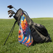 Lionontwerp Golfhanddoek (Groen)