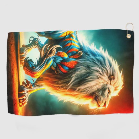 Lionontwerp Golfhanddoek (Horizontaal)