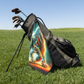 Lionontwerp Golfhanddoek (Groen)