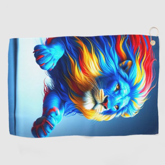 Lionontwerp Golfhanddoek (Horizontaal)