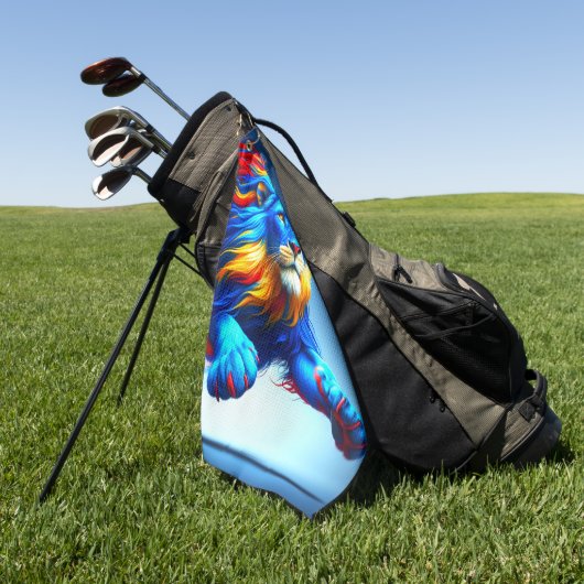 Lionontwerp Golfhanddoek (Groen)