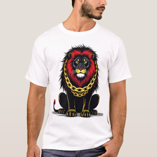 Lionontwerp T-shirt (Voorkant)