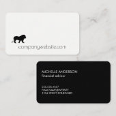 Lionpictogram/financiën Visitekaartje (Voorkant / Achterkant)