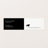 Lionpictogram/financiën Visitekaartje (Buitenkant ongevouwen)