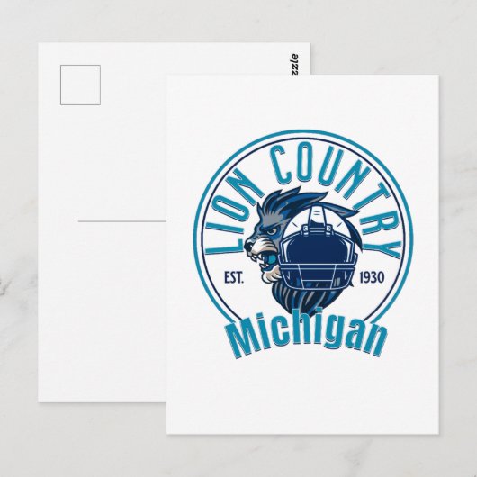 Lions country briefkaart (Voorkant / Achterkant)