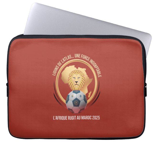 Lions de l’Atlas Laptop Sleeve (Voorkant)