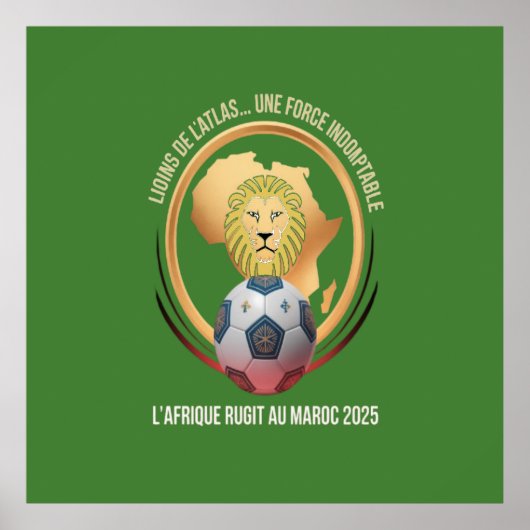 Lions de l’Atlas Poster (Voorkant)