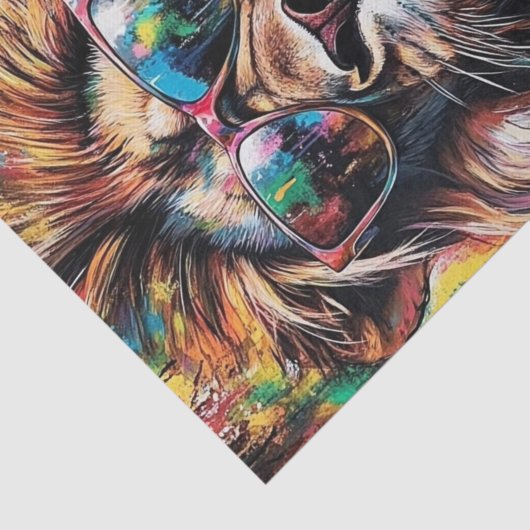 Lion's Den11 Tissuepapier (Detail)