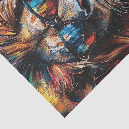 Lion's Den13 Tissuepapier (Detail)