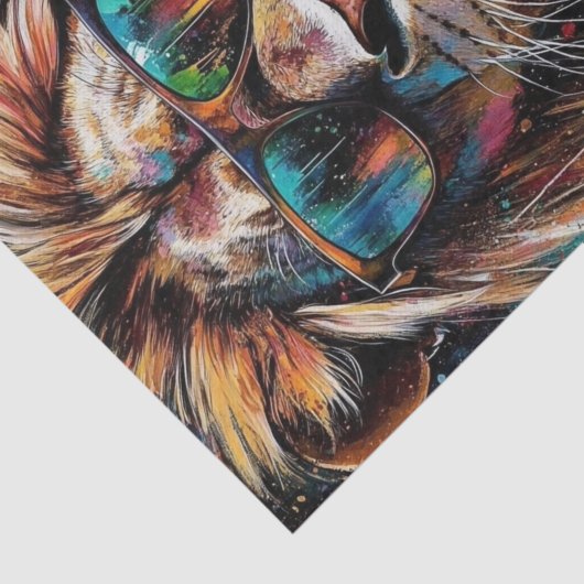 Lion's Den9 Tissuepapier (Detail)