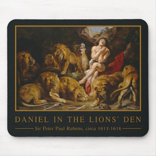 Lions’ Den mousepad Muismat (Voorkant)