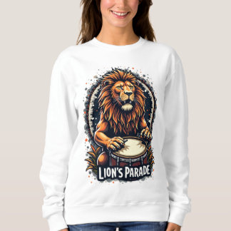 Lion's Drum Parade grappige kunst: Majestic Lion P Trui