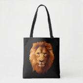 Lion's Face Canvas tas (Voorkant)