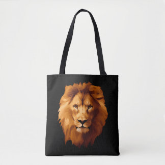 Lion's Face Canvas tas