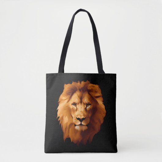 Lion's Face Canvas tas (Voorkant)