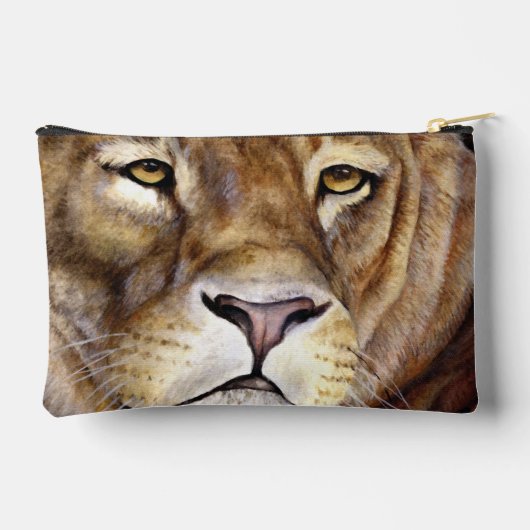 Lion's Face Dierlijke Schilderij Etui (Achterkant)