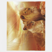 Lions Fleece Blanket Deken (Voorkant)