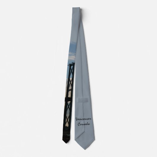 Lions Gate Stropdassen Vancouver Souvenir Necktie  (Achterkant)