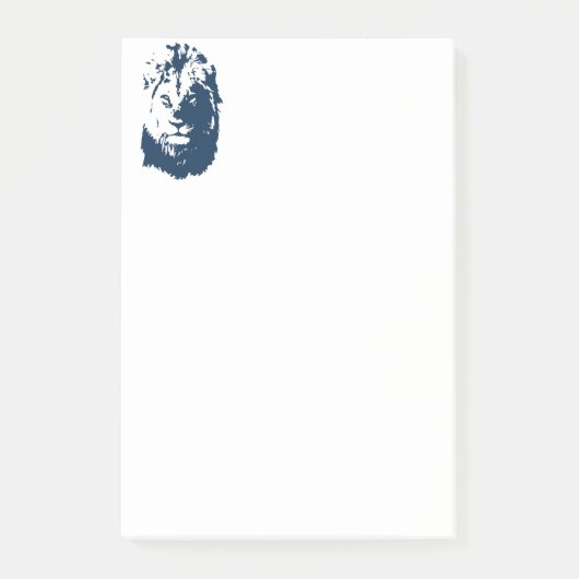 Lion's gezicht post-it® notes (Voorkant)