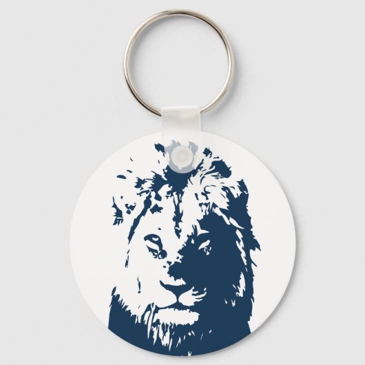 Lion's gezicht sleutelhanger (Voorkant)
