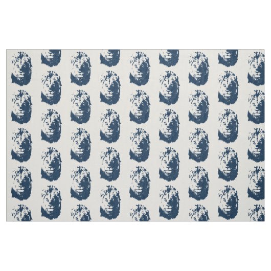 Lion's gezicht stof (Fat Quarter)