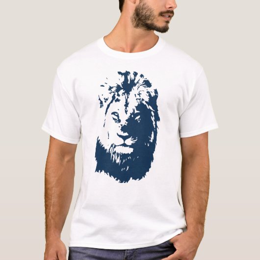 Lion's gezicht t-shirt (Voorkant)