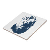 Lion's gezicht tegeltje (Zijkant)