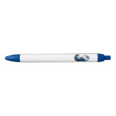 Lion's gezicht zwarte inkt pen (Voorkant)
