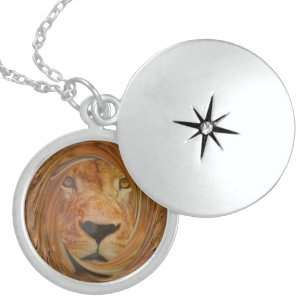 Lion's glimlach sterling zilver ketting
