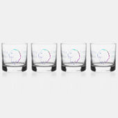 Lion's Head Bril Drinkware Set Whisky Glas (Achterkant)