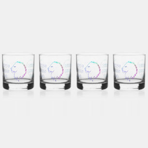 Lion's Head Bril Drinkware Set Whisky Glas