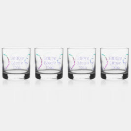Lion's Head Bril Drinkware Set Whisky Glas