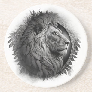 Lions Head Emblem Onderzetter