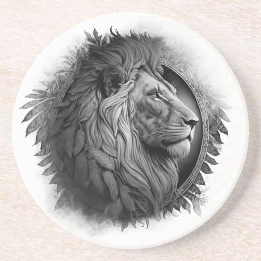 Lions Head Emblem Onderzetter (Voorkant)