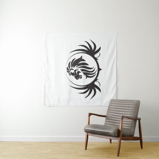 Lions Head Wandkleed (In situ)