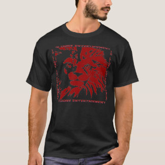 Lion's hoofd - rood t-shirt