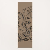 Lions Hug Yogamat (Voorkant)