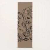 Lions Hug Yogamat (Achterkant)