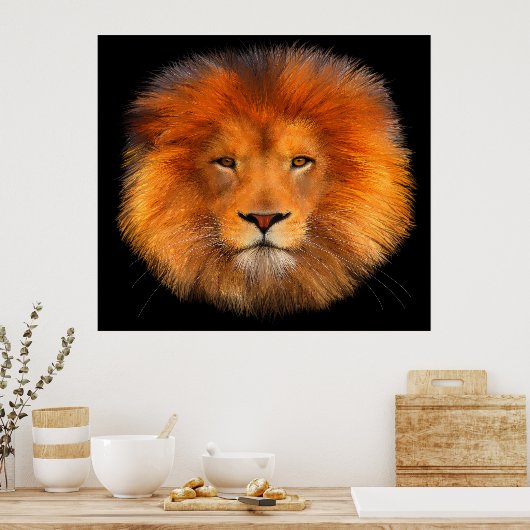 Lion's Mane Poster Art (Keuken)