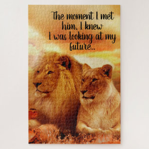 Lion's met prijsopgave legpuzzel